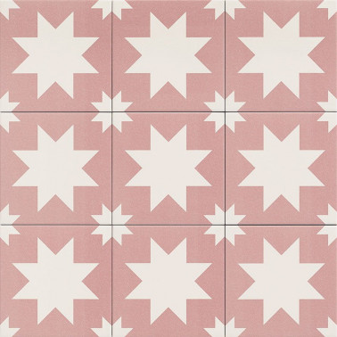 Fired Star Pink 20x20